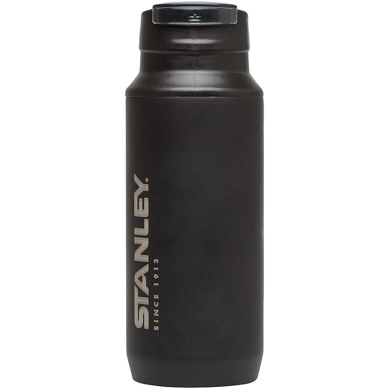 Stanley Mountain thermos flask with mug, 0.35l, black