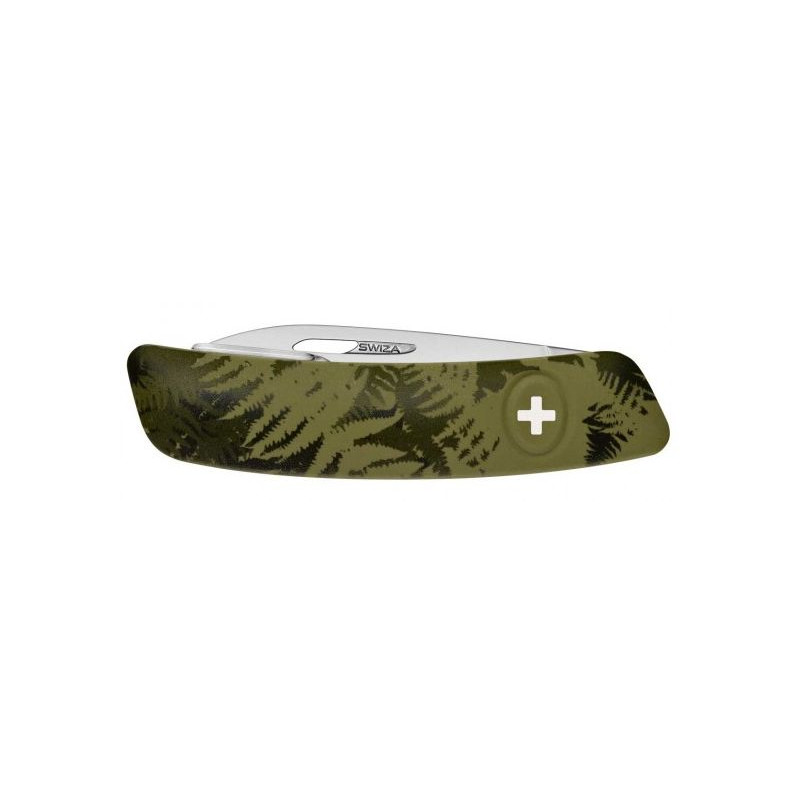 SWIZA Knives C01 Swiss Army Knife, SILVA Camo Fern khaki