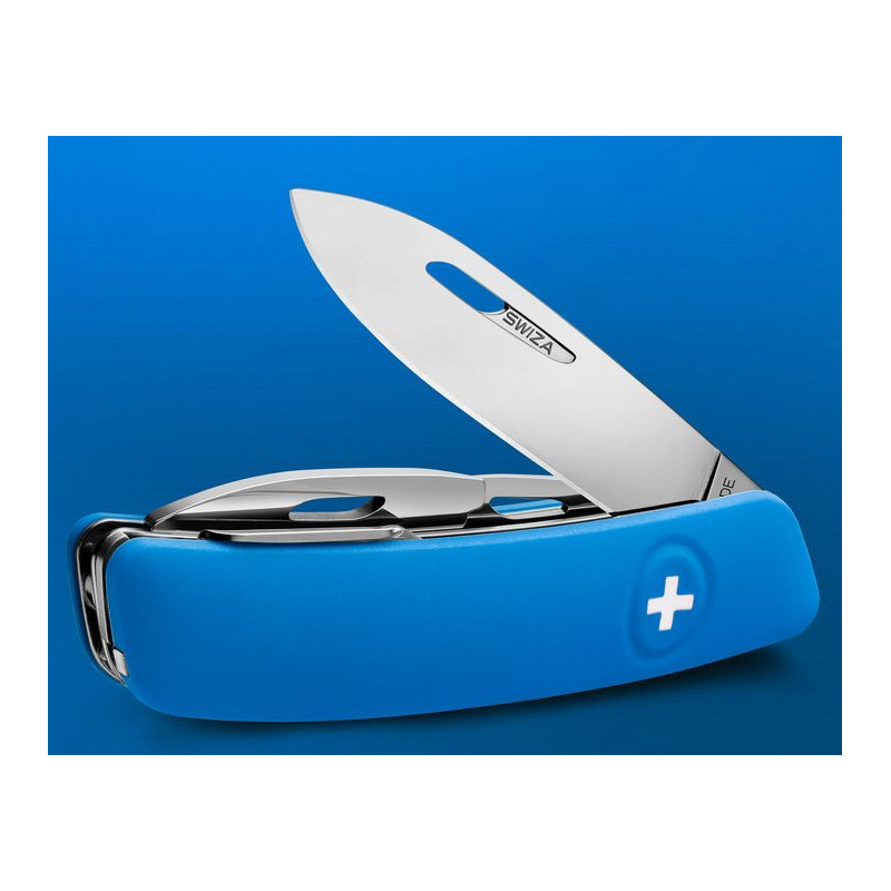 SWIZA Knives D04 Swiss Army Knife, blue