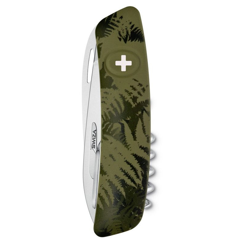 SWIZA Knives C05 Swiss Army Knife, SILVA Camo Fern khaki