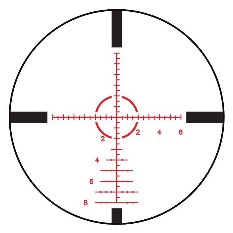 Bushnell Riflescope Elite Tactical Hunter 4,5-18x44, G2H MIL illuminated