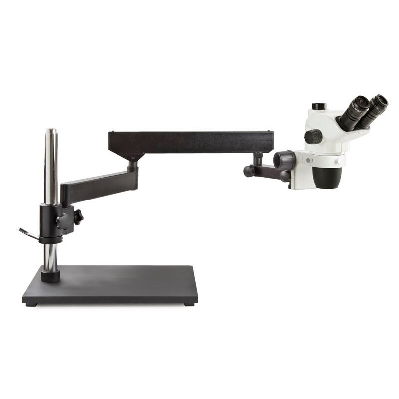 Euromex NZ.1703-A, NexiusZoom EVO, 6,5x a 55x, soporte articulado, iluminación w.o., trino