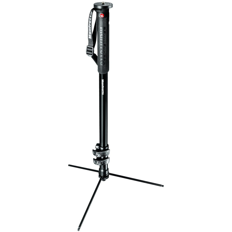 Manfrotto Aluminium monopod MMXPROA3B XPRO tripod with 3 mini-legs