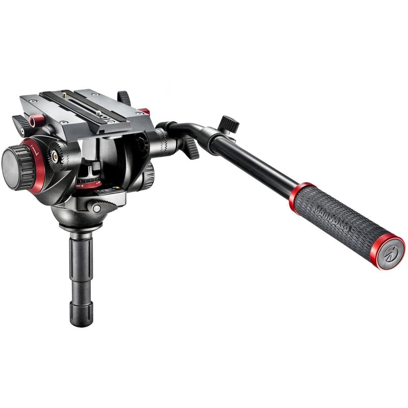 Manfrotto 504HD, 535K tripod with video head and levelling bowl