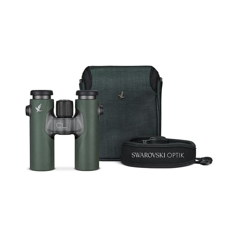 Swarovski CL 10x30 COMPANION binoculars, green, plus WILD NATURE accessory package