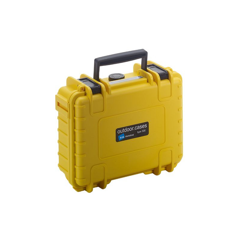 B+W Type 500 case, yellow/empty