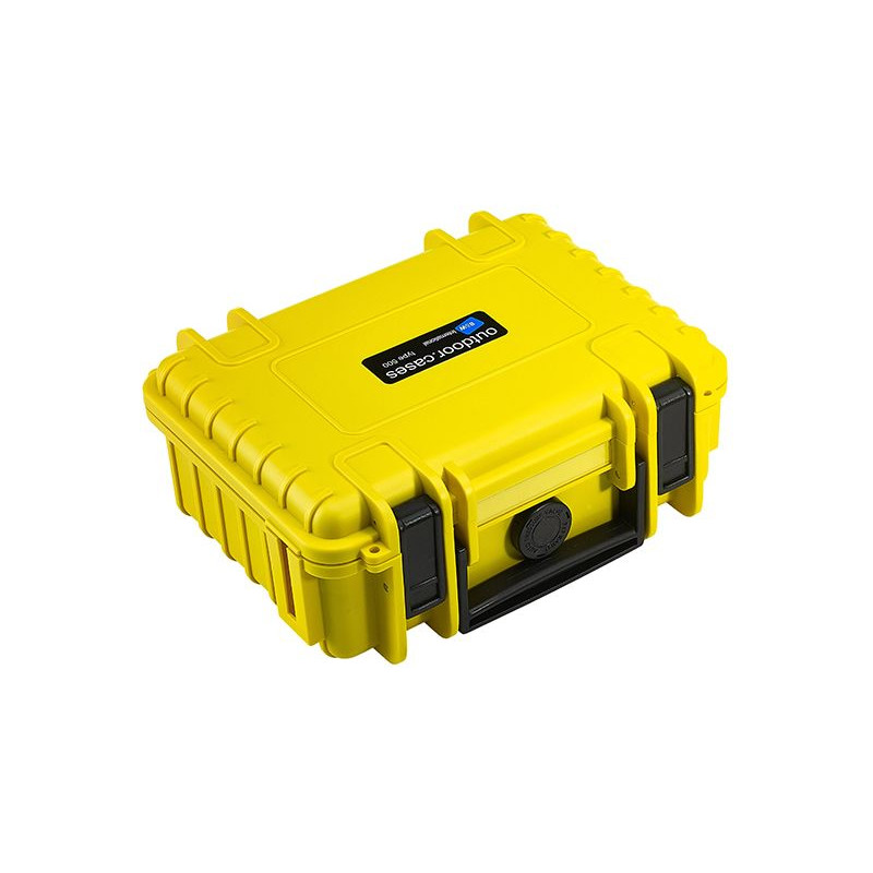 B+W Type 500 case, yellow/empty