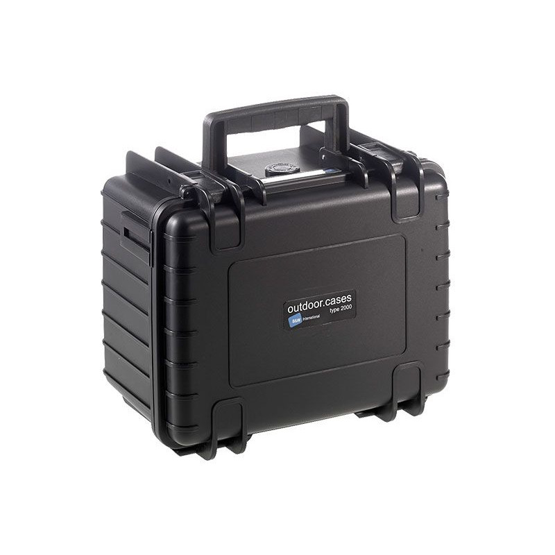 B+W Type 2000 case, black/foam lined