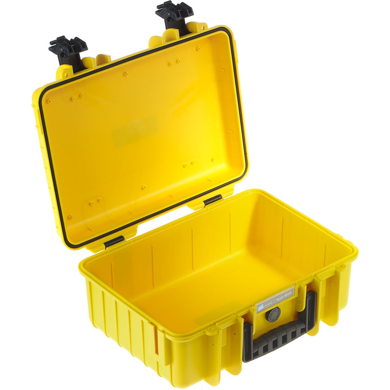 B+W Type 4000 case, yellow/empty