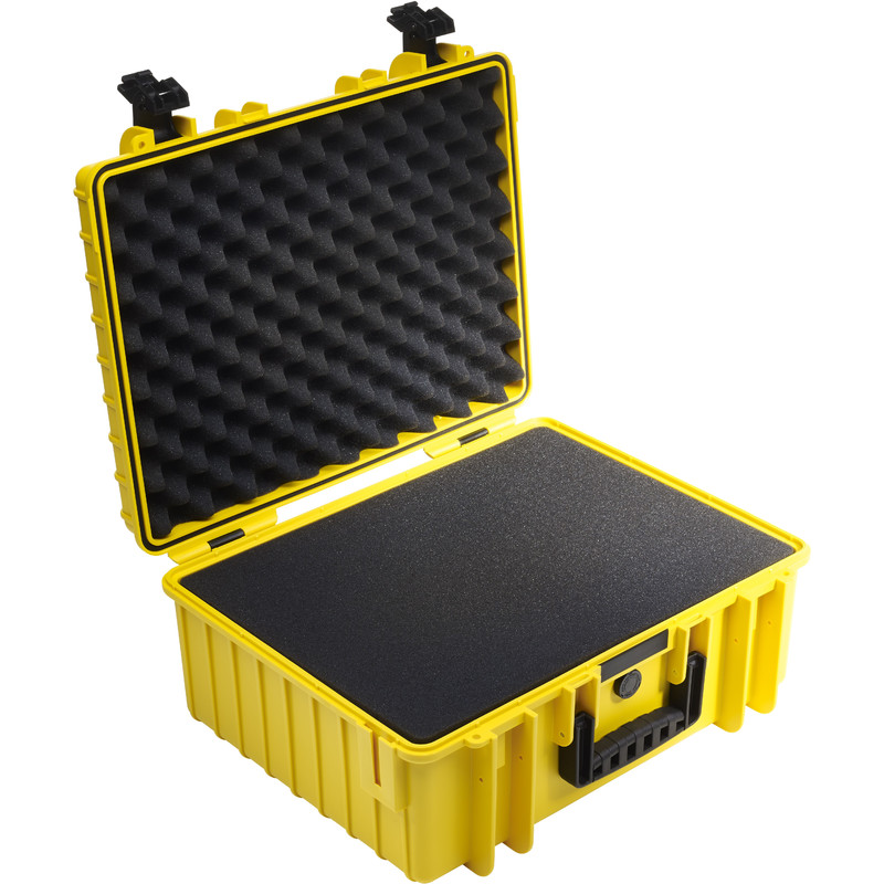 B+W Type 6000 case, yellow/foam lined
