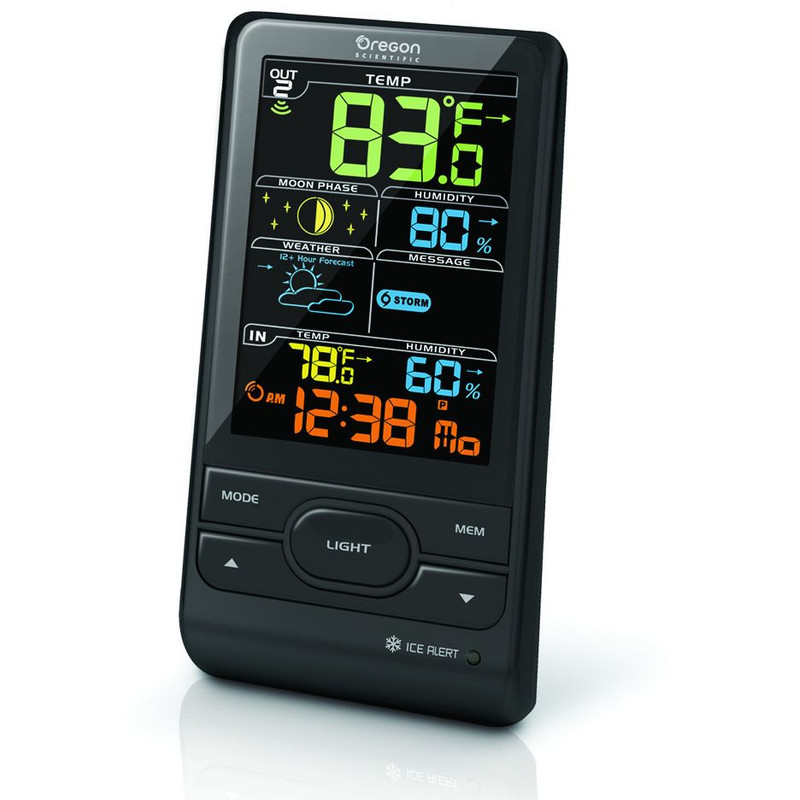 Oregon Scientific BAR 208SX weather station, black