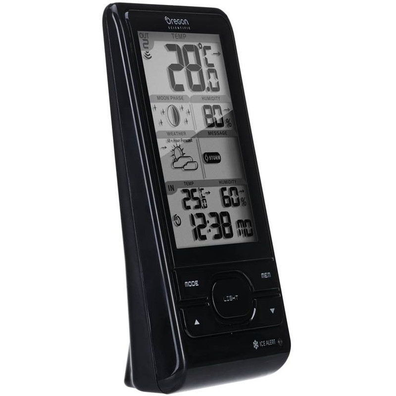 Oregon Scientific BAR 208HG weather station, black