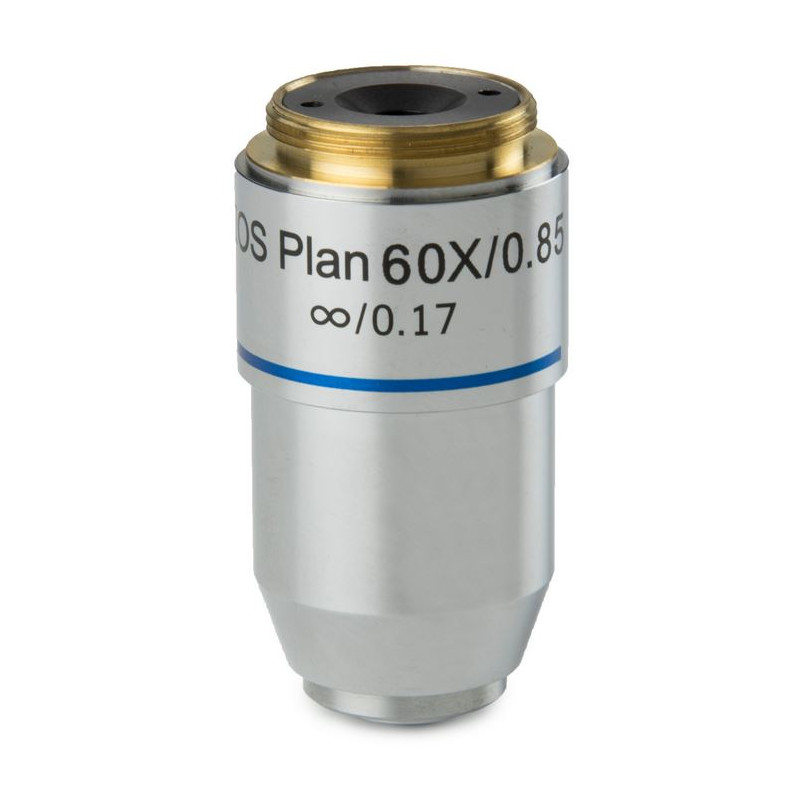 Euromex 60X/0.80 plan, spring, infinity microscope objective, BB.7260 (BioBlue.lab)