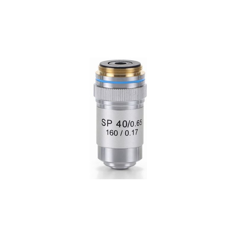 Euromex Objetivo S40x/0,65 semiplan., resorte, AE.5597 (BioBlue)