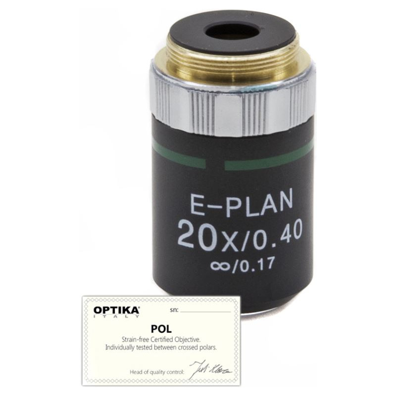 Optika Obiettivo 20x/0.40, infinity, N-plan, POL, (B-383POL), M-146P