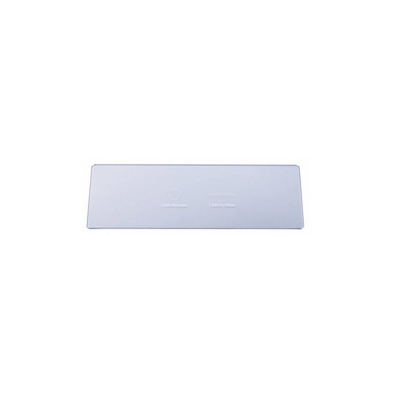 Bresser Object micrometers Microscope slides with micrometer scales 1/10 & 1/100 mm