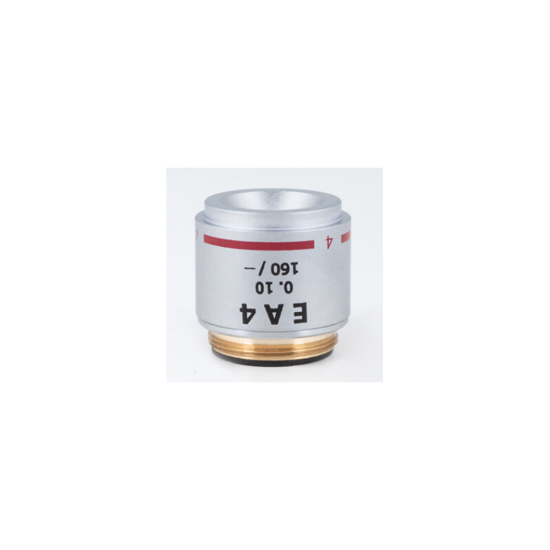 Motic Objetivo EA achro, 4x/0.10 w.d. 27 mm