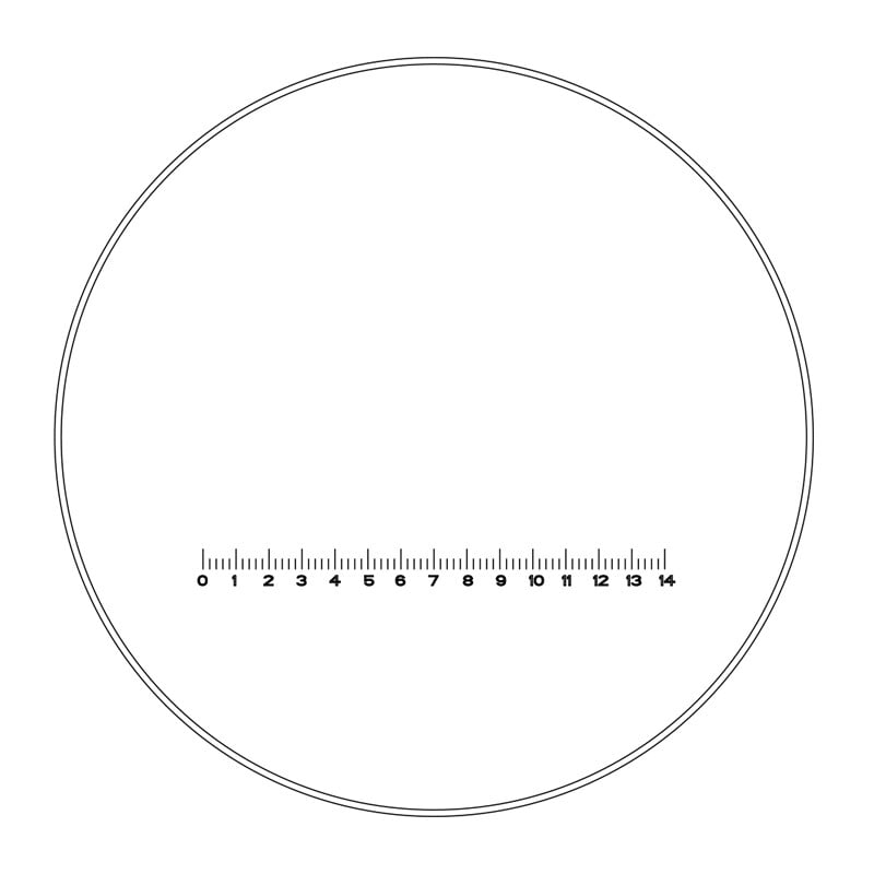 Motic 70/14mm, Ø23mm microscope reticule (SMZ-140)
