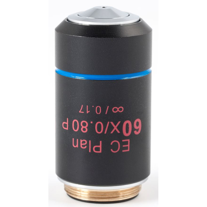 Motic Objetivo EC PL P, CCIS, plan, achro, (spannungsfrei) 60x/0.80, S, w.d. 0.35mm (BA-310 POL)