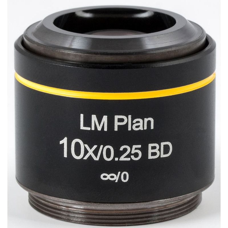 Motic Objetivo LM BD PL, CCIS, LM, plan, achro, BD 10x/0.25, w.d.16.3mm (AE2000 MET)