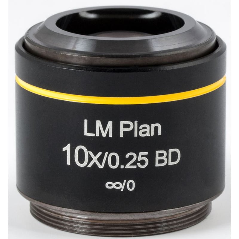 Motic objetivo LM BD PL, CCIS, LM, plan, achro, BD 10x/0.25, w.d.16.3mm (AE2000 MET)