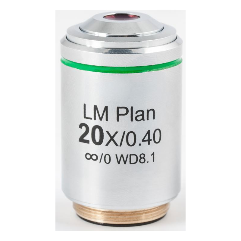 Motic Objetivo LM PL, CCIS, LM, plan, achro, 20x/0.4, w.d 8.1mm (AE2000 MET)