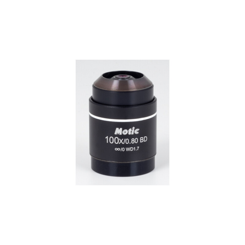 Motic Objetivo CCIS, LM, plan, achro, BD, 100x/0.8, w.d.1.7mm (AE2000 MET)