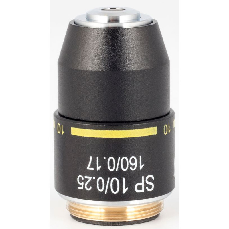 Motic Objective SP semiplan achro,  10X/0.25  w.d=6.4mm (RedLine200)