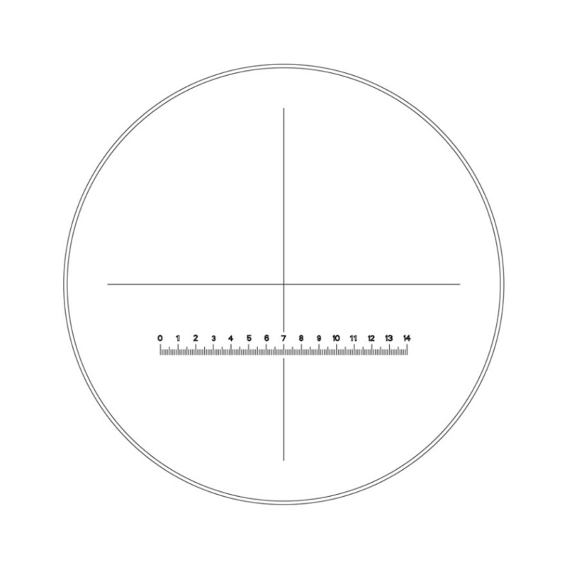 Motic WF10X/20mm, 14mm/140, crosshair measuring eyepiece (SMZ-140)