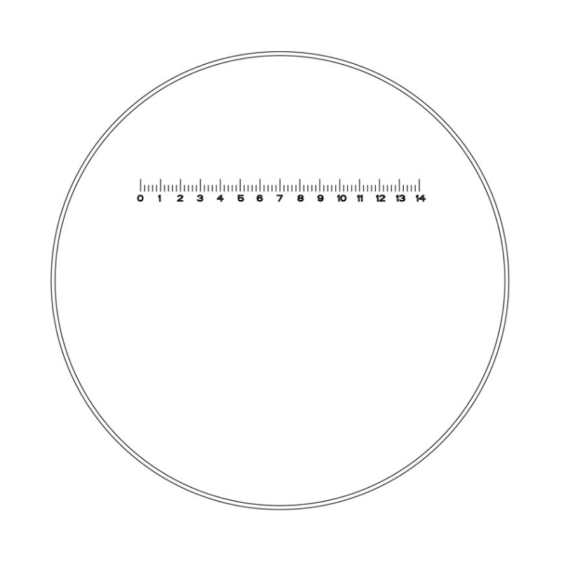 Motic Micrometer eyepiece WF10X/23mm, 70 divisions in 14mm