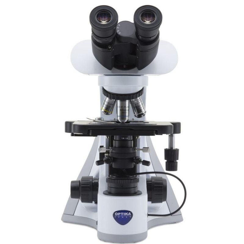 Optika Microscope B-510DK, darkfield, trino, W-PLAN IOS, 40x-1000x, EU