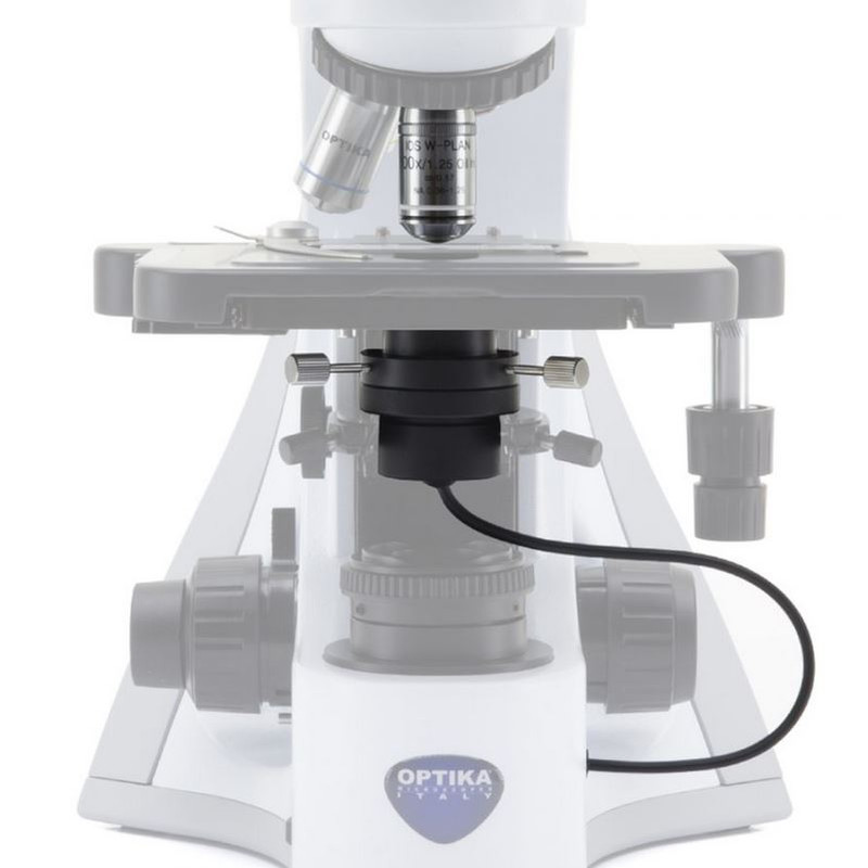 Optika Microscope B-510DK, darkfield, trino, W-PLAN IOS, 40x-1000x, EU