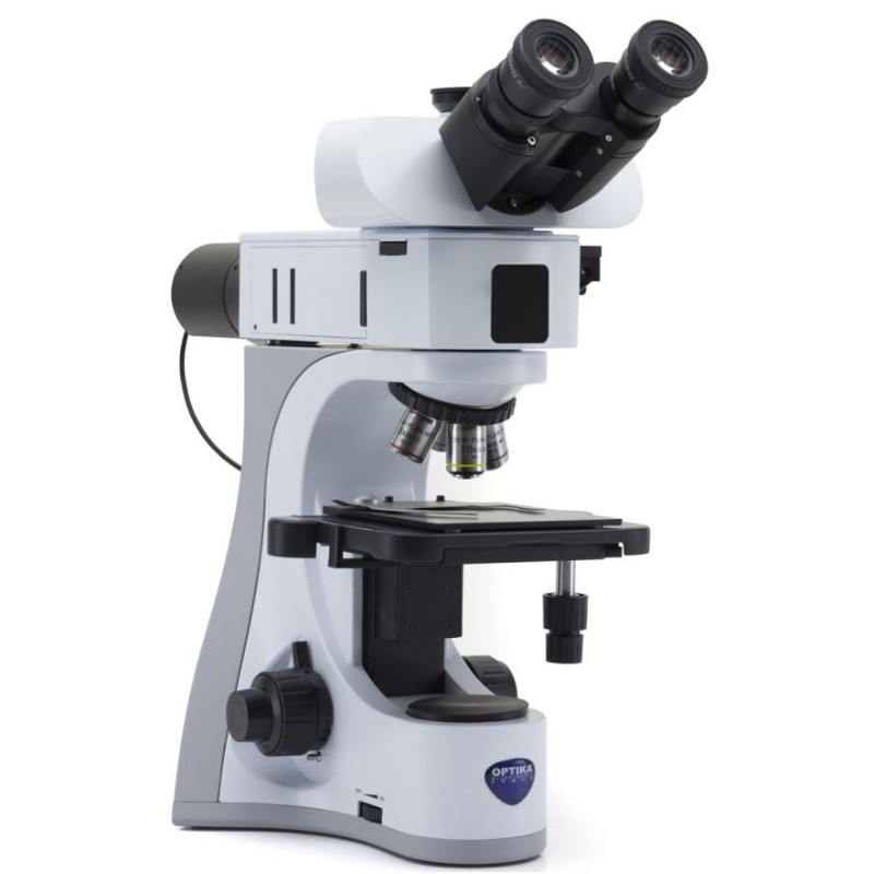 Optika Microscope B-510MET, metallurgic, incident, trino, IOS W-PLAN MET, 50x-500x, EU