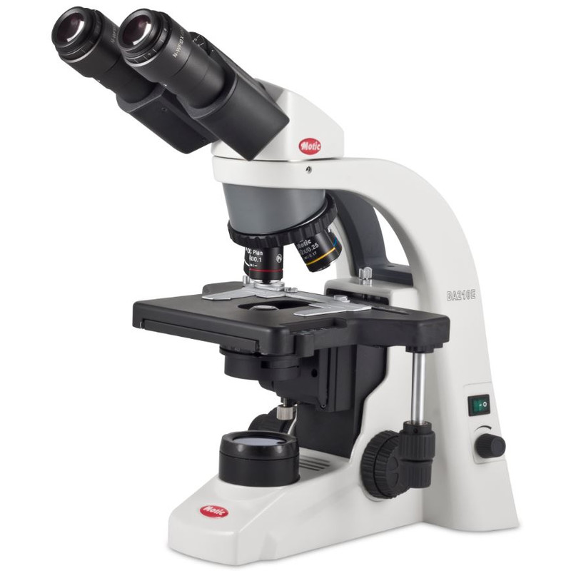 Motic Microscope BA210E, ELITE, Halogen, 4x-400x, infinity, bino
