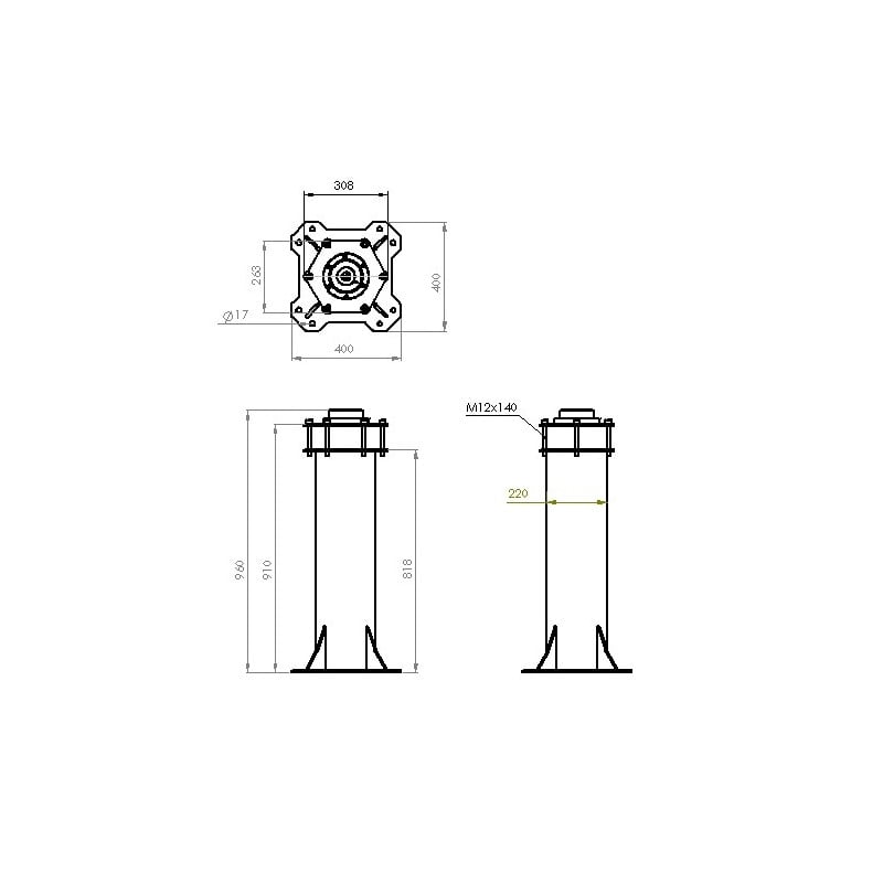 ASToptics Colonna HD Pier Losmandy G8/G11