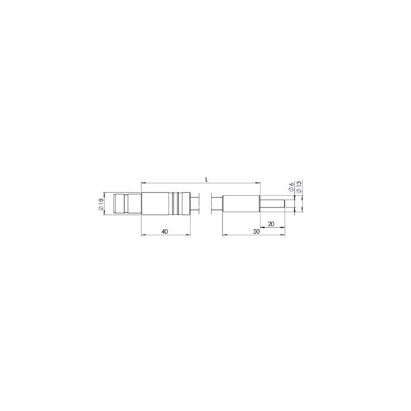 StarLight Opto-Electronics GLF1-1000-4.5, 1-armed, arm length 1000 mm, active diameter 4.5 mm