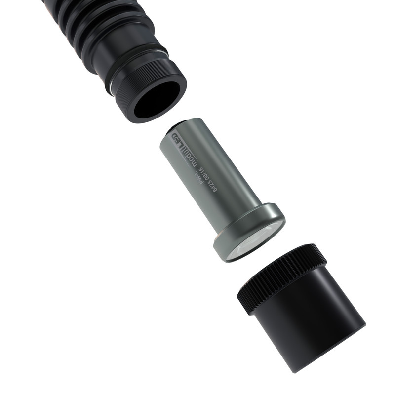 StarLight Opto-Electronics IL12-450 a 2 bracci, con vetro di protezione, a 2 bracci, lunghezza braccio 450 mm