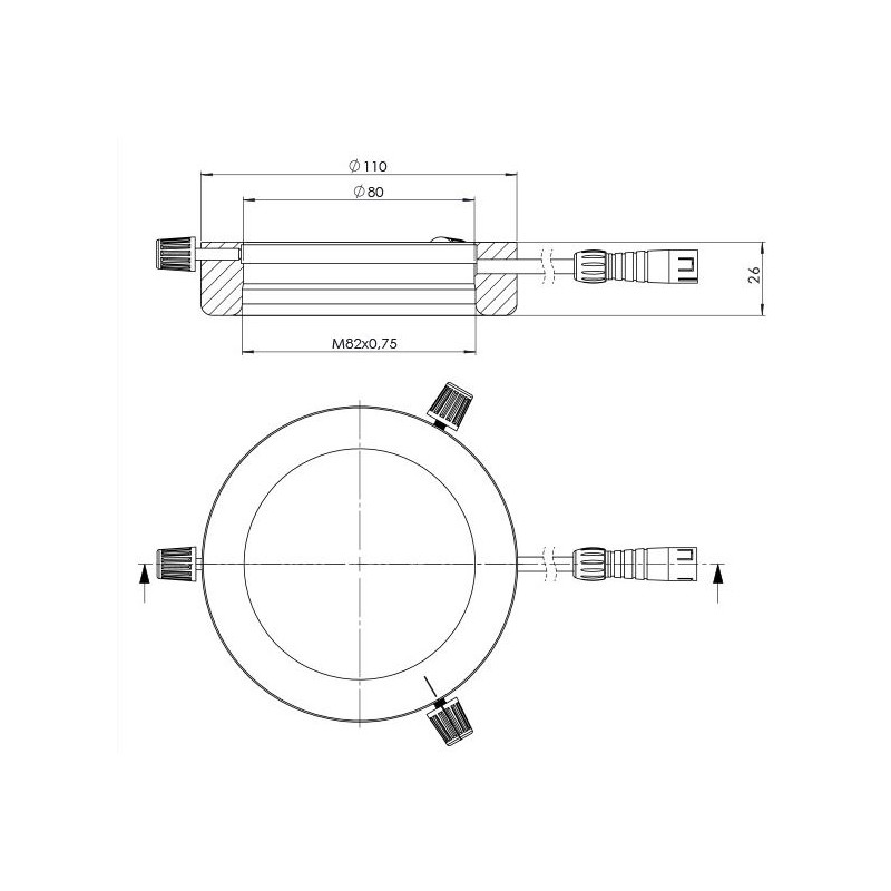 Opto-Electronics IR880, IR (880 Ø 80mm