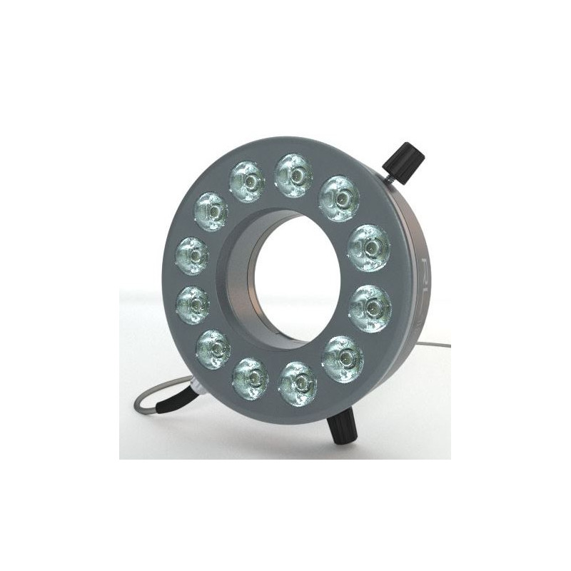 StarLight Opto-Electronics RL12-10s-24V G, Spot, verde (528 nm), enchufe M12 (4 polos), Ø 66 mm