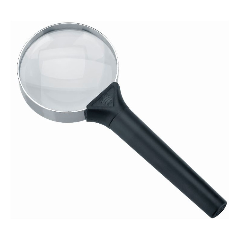 Schweizer Magnifying glass Basic-Line CLASSIC 10D/3.5x/Ø65mm biconvex hand magnifier