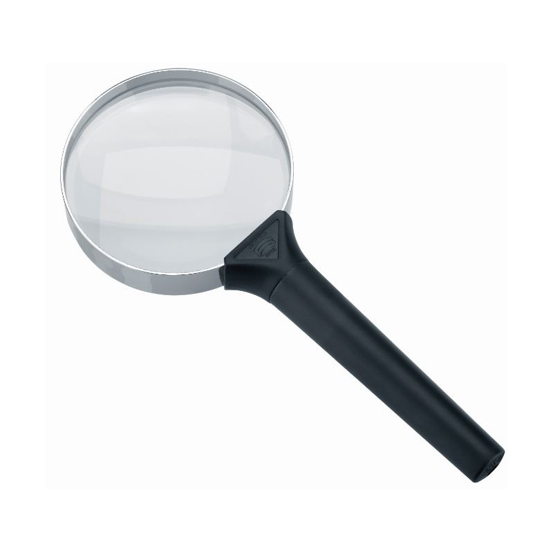 Schweizer Magnifying glass Handlupe Basic-Line CLASSIC, 6D/2,5x/Ø75mm, bikonvex