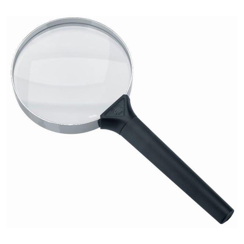 Schweizer Magnifying glass Handlupe Basic-Line CLASSIC, 4D/2x/Ø90mm, bikonvex