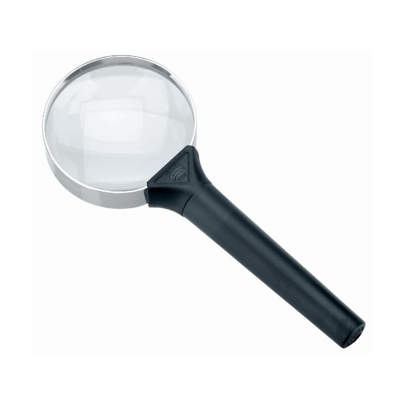 Schweizer Magnifying glass Handlupe Basic-Line CLASSIC, 12D/4x/Ø65mm, bikonvex