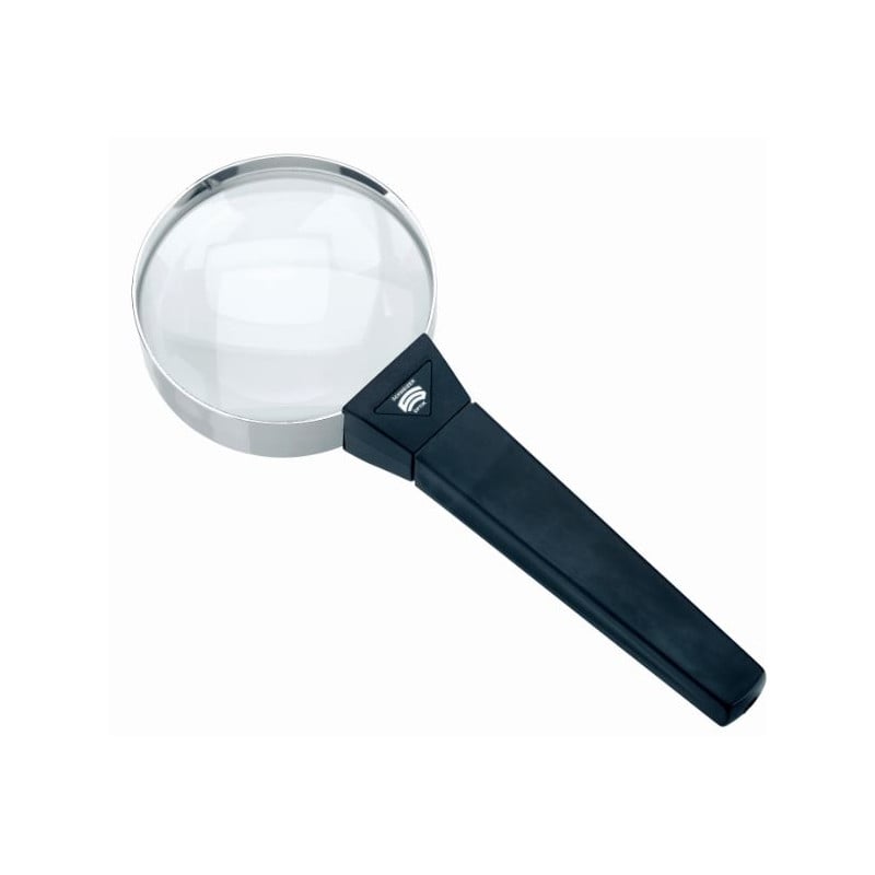 Schweizer Magnifying glass Hand magnifier Basic-Line FORTE, 10D/3.5x/Ø75mm, biconvex