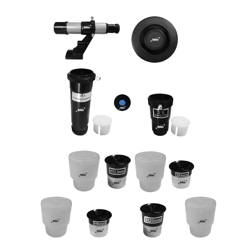 Seben 76-700 Reflector Telescoop Big Pack + Smartphone adapter DKA5