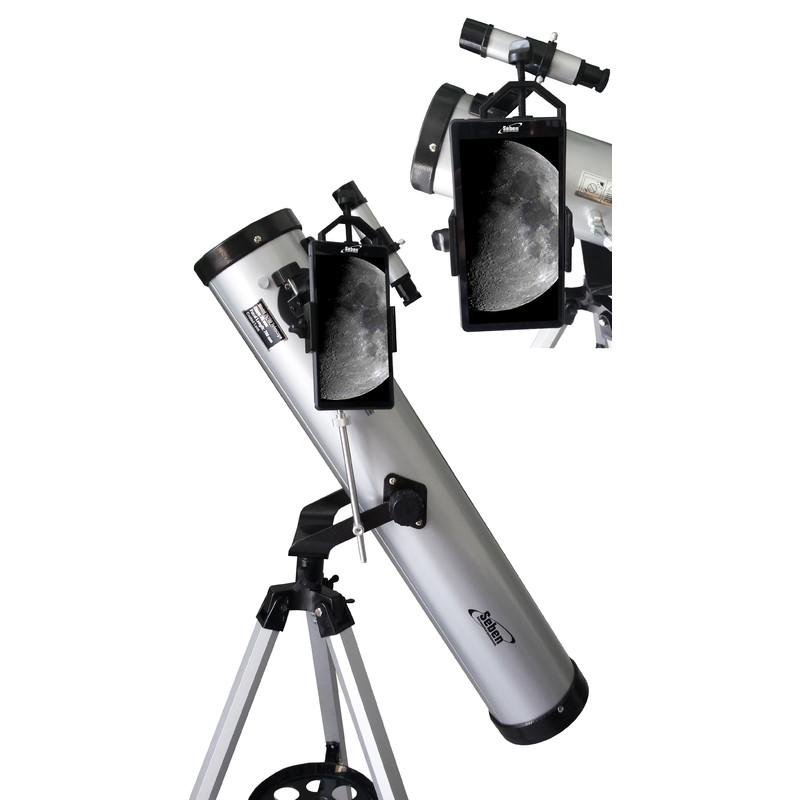 Seben 76-700 Reflector Telescoop Big Pack + Smartphone adapter DKA5