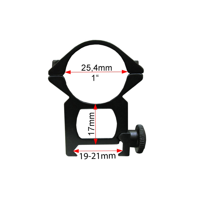 Seben Rifle Scope Ring Mount 25.4mm (1") 21mm Weaver Picatinny Rail RSM01