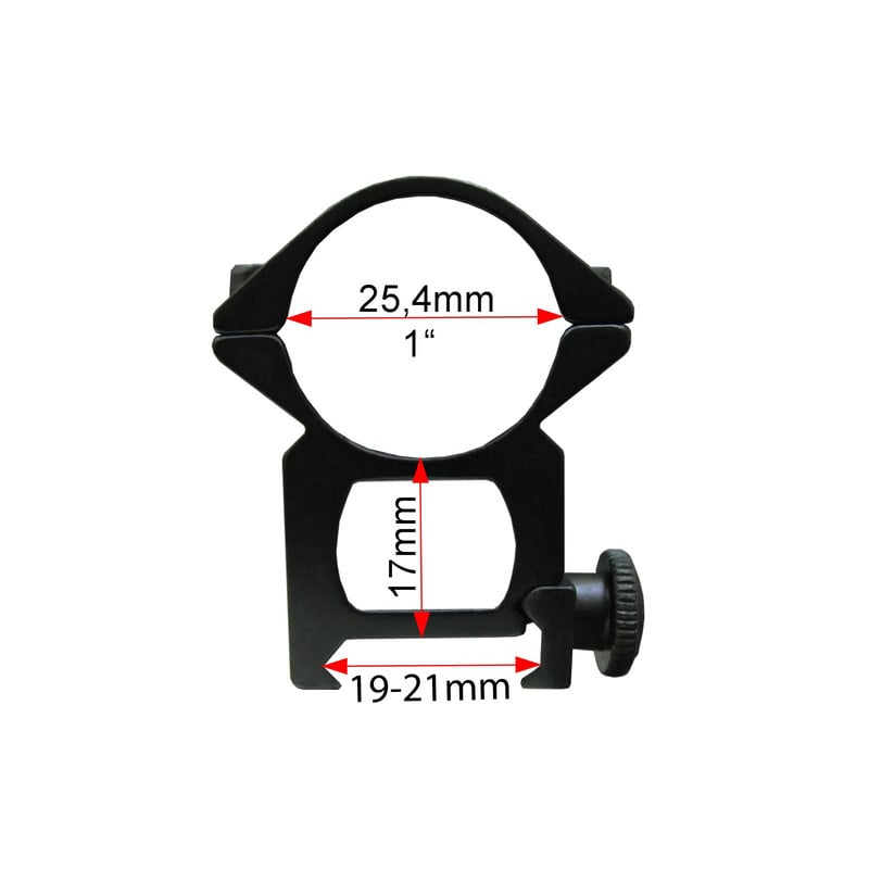 Seben riflescope mount 25.4 mm (1") 21 mm Weaver Picatinny rail hunting RSM01