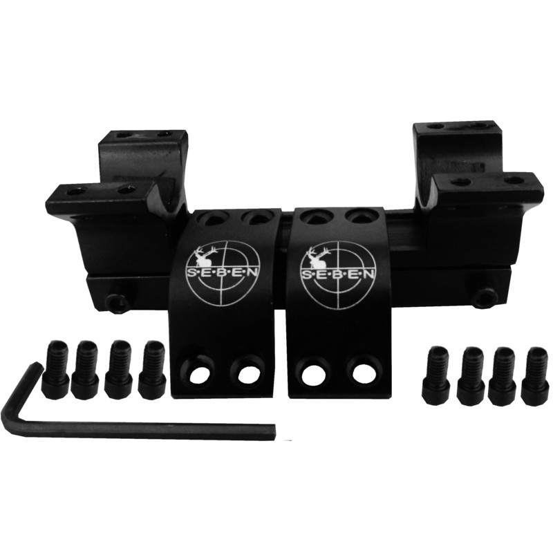 Seben Assemblaggio Mirini 25,4mm (1") Slitta 11mm in un unico pezzo RSM11
