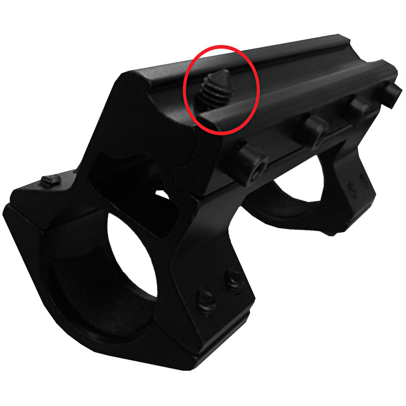 Seben Assemblaggio Mirini 25,4mm (1") Slitta 11mm in un unico pezzo RSM11
